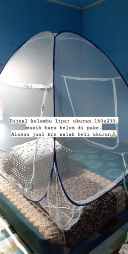 Dijual kelambu lipat uk. 160x200