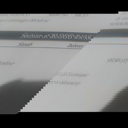 Blood typing