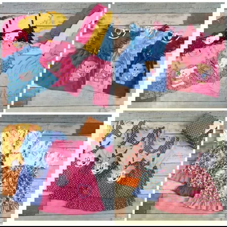 Gamis, Dress dan Setelan Bayi Perempuan usia 3-18 bulan