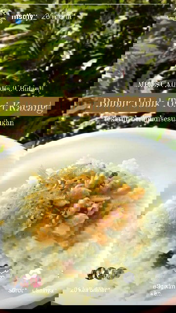 MPASI 9 Bulan | Bubur Uduk Teri Kacang