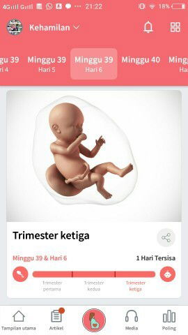 Hpl besok tapi bebi masih anteng aja