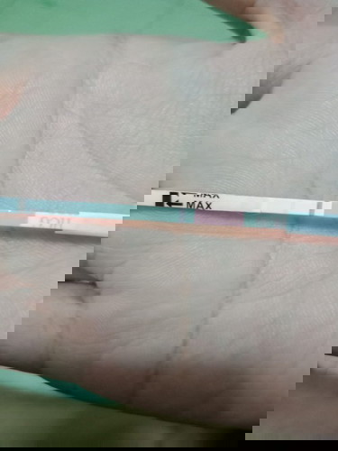 ตรวจครรภ์ขึ้นจางมากๆ