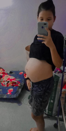 คิดว่าท้องแบบนี้ลูกสาวหรือลูกชายค่ะ