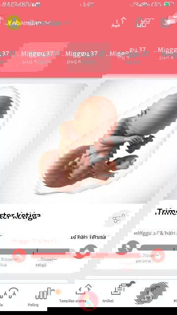 tanda akan melahirkan