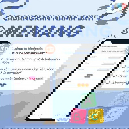 Cadang Nama Bayi & Menang!