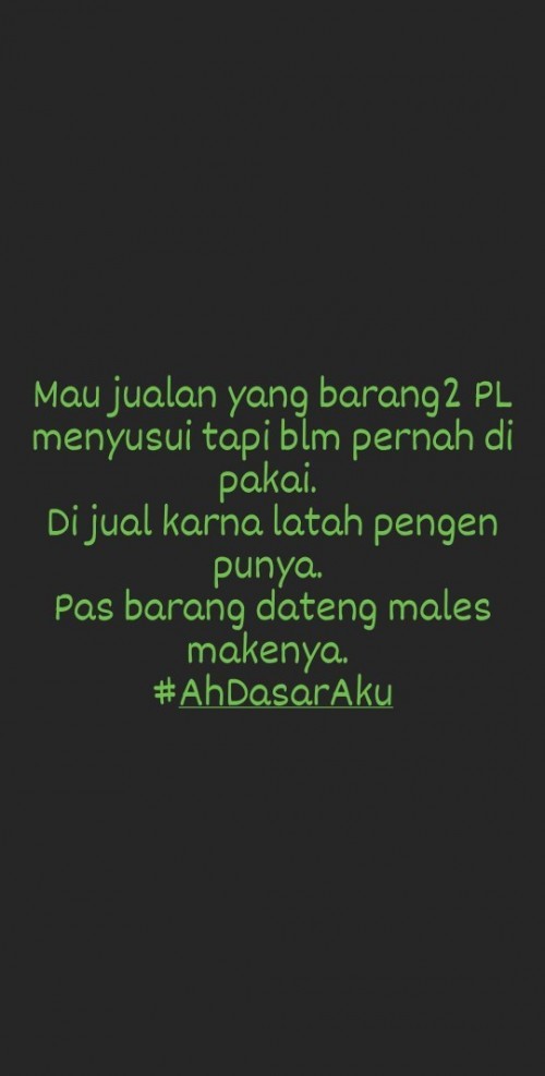 Mau jual barang menyusui