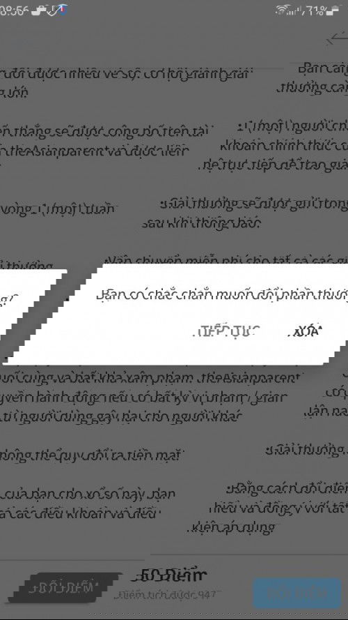 đổi điểm mua hàng