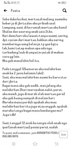 Curhatan seorang istri difacebook