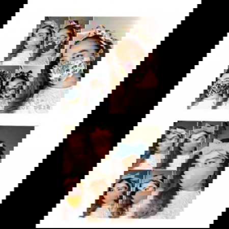 Mask with Ribbon headband