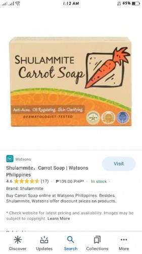 Carrot soap