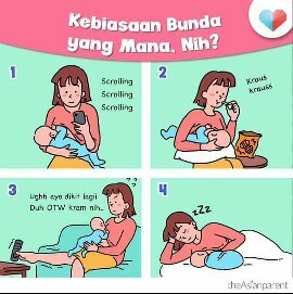 Kebiasaan bunda yg mana
