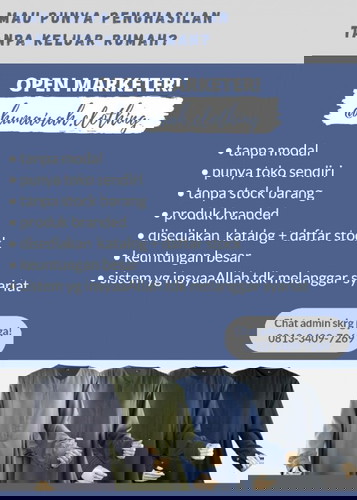 Bismillah, monggo buibu yg mau nambah penghasilan