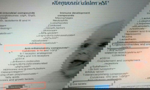 Komposisi ASI sangat kompleks