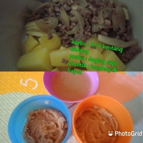 Resep Mpasi 6+ : Bubur Kentang