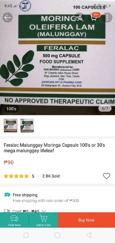 Malunggay capsule