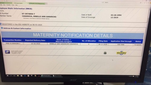 SSS Maternity