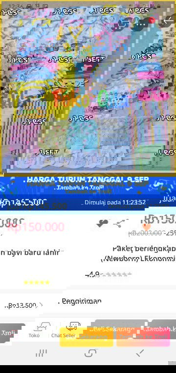 Baju bayi beli di lazada