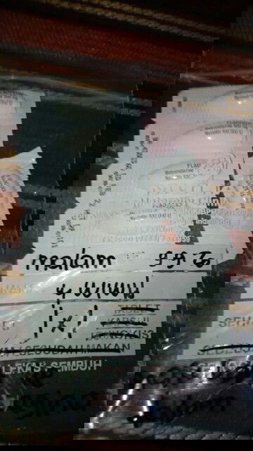 Masukin obat ke missV