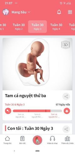Mọi người ơi em thỉnh thoảng hay đau bụng em bầu được 30 tuần rồi liệu có bị sinh non không ạ