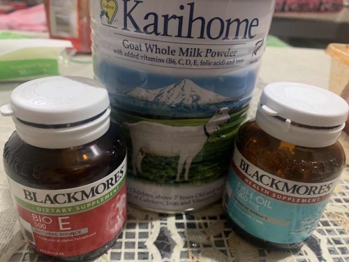 Makan vitamin e dan fish oil 26 weeks ok ke?