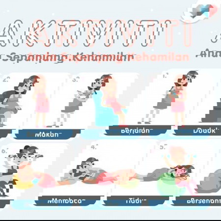 Apa aktiviti ibu semua sepanjang kehamilan ya?