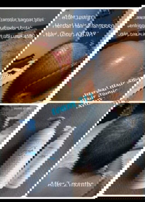 herbal hair shammpo & hair tonic Atomy