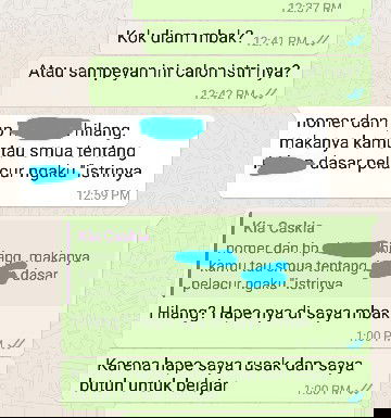 Gak pernah di anggap