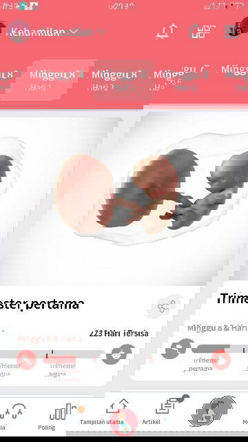 Kalo sgni kandungan brpa si bun Maaf Soalnya Baru ngerasain Hml ank prtama hehe