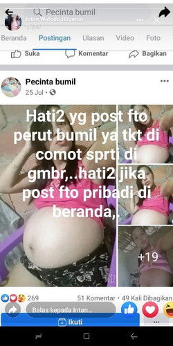 jangan foto bumil.