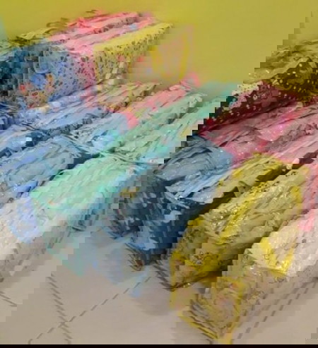 BABY CRIB SET (4 in 1 Crib Set) for Boys Girls Unisex Fiber Cribset Mattress Baby Bed Comforter Crib