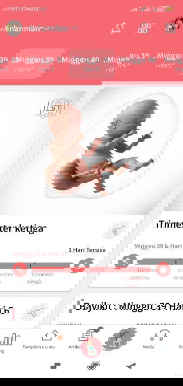 udah hpl dede makin aktif