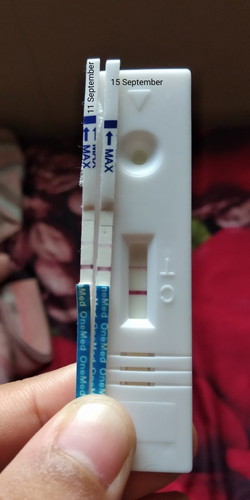 Test pack masih samar sudah beberapa hari