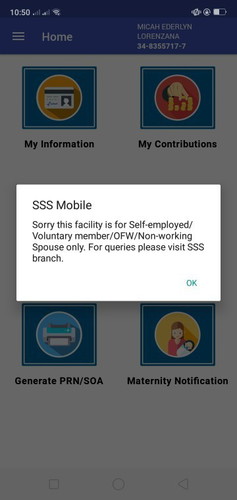 SSS Maternity Notification