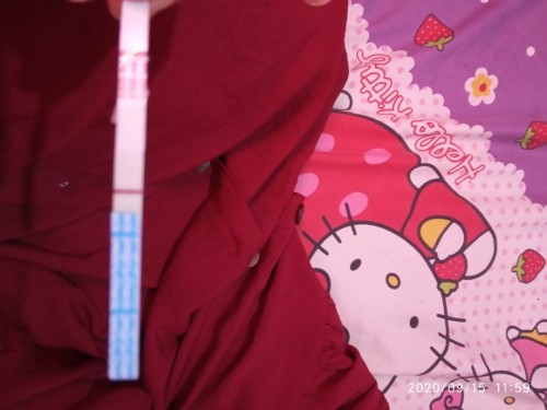 Bunda saya mau tanya di apk saya hamil di tespek negatif trus telat udaha 8 hari