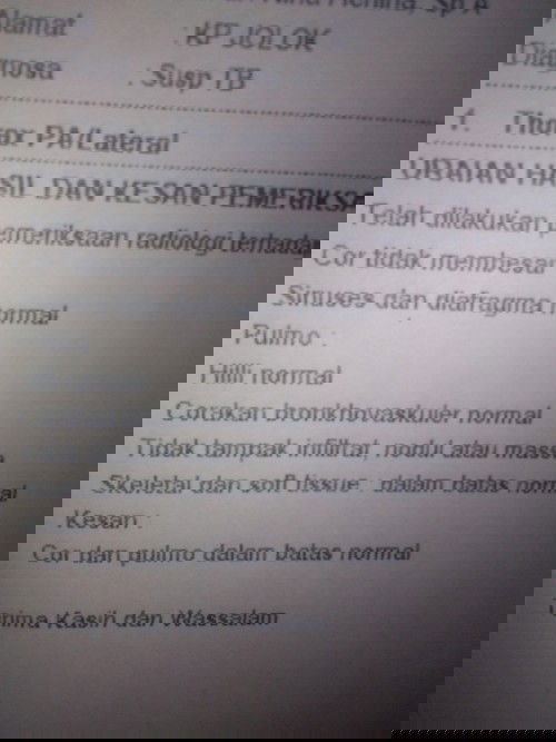 Masih galau liat hasil ronsenv