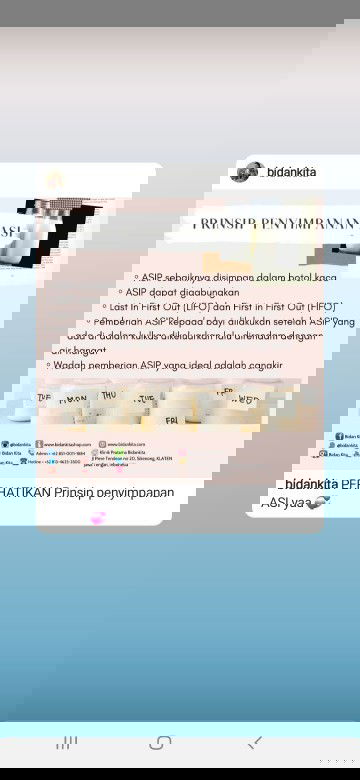 PRINSIP PENYIMPANAN ASI