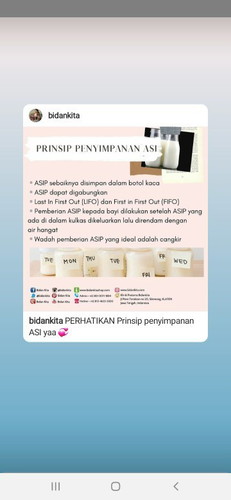 PRINSIP PENYIMPANAN ASI