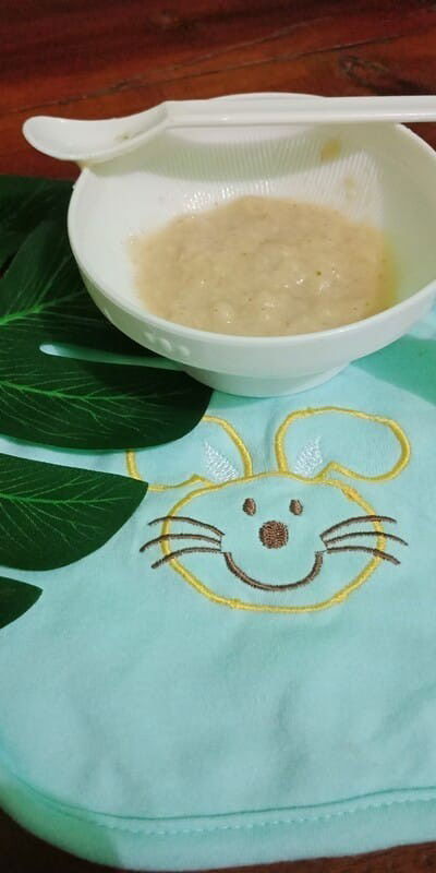 Menu MPASI Mahyra days 8