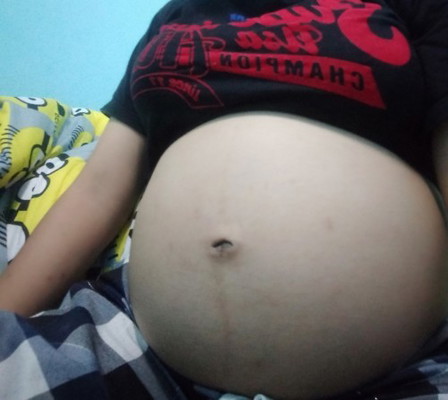 ขอดูท้องเเม่ๆ8เดือนหน่อยค้า
