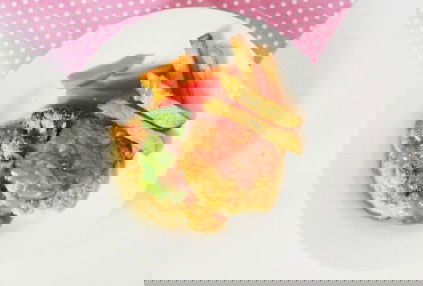 steak tempe dan sayuran (MPASI 12 month)