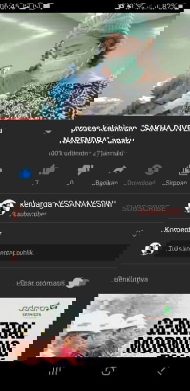 VIDIO PROSES KELAHIRAN ANAKU