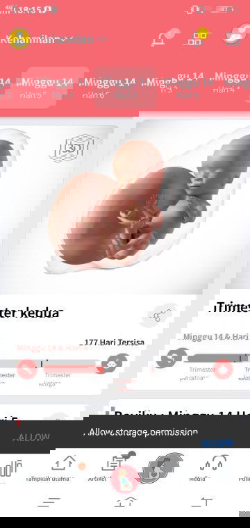 Perut kencang dan sakit