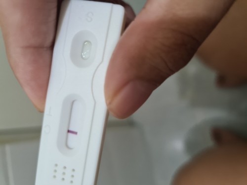 7th pt Negative or faint line?