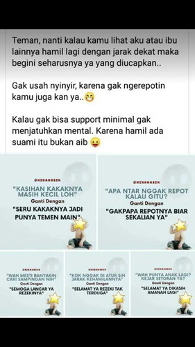 Do'akan yang baik-baik.