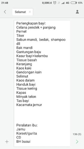 Perlengkapan bayiiiii