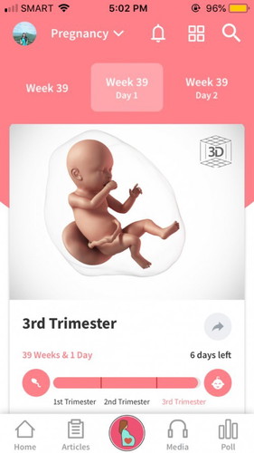 39 weeks & 1 day pregnant