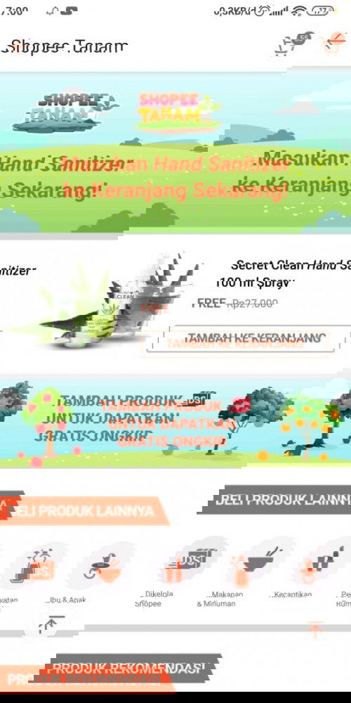 Cara klaim panen Shopee tanam