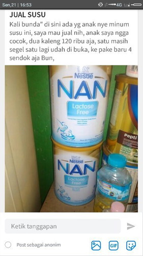 Jual susu alergi