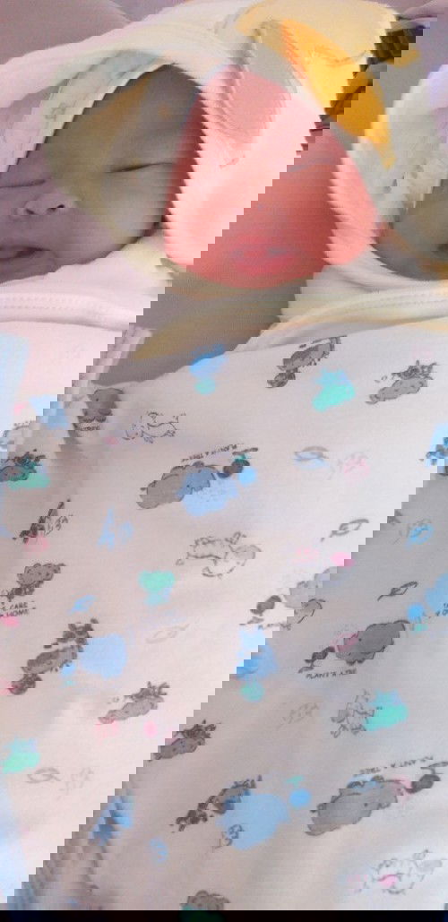 Say Hi Cosmos to the World my Knot umbilical cord baby