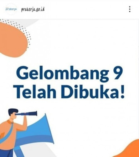 Kartu Prakerja Ikutan yuk (gelombang 9 sudah tutup ya bun)